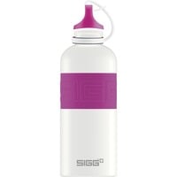 SIGG CYD Pure White Touch Berry 0,6 L, Gourde Blanc/Violet