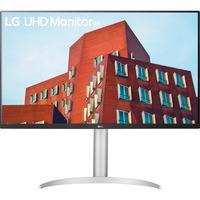 LG 32UP55NP-W 31.5" 4K Ultra HD Moniteur Argent/Noir, HDMI, DisplayPort, Sound