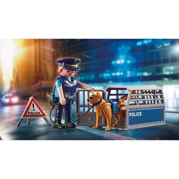 Playmobil City Action Barrage De Police Jouets De Construction