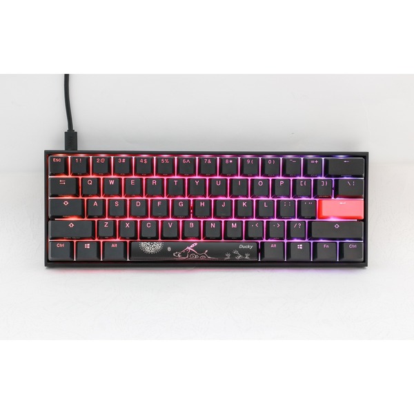 Ducky Mecha Mini RGB clavier gaming Noir Layout États Unis Cherry MX