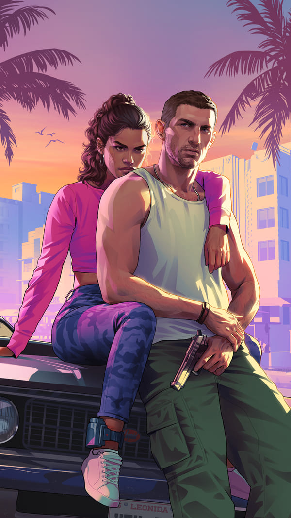 Jason Duval et Lucia Caminos, les deux personnages jouables de Grand Theft Auto VI