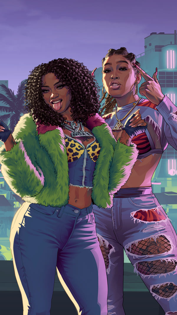 Real Dimez, le duo formé par Bae-Luxe et Roxy