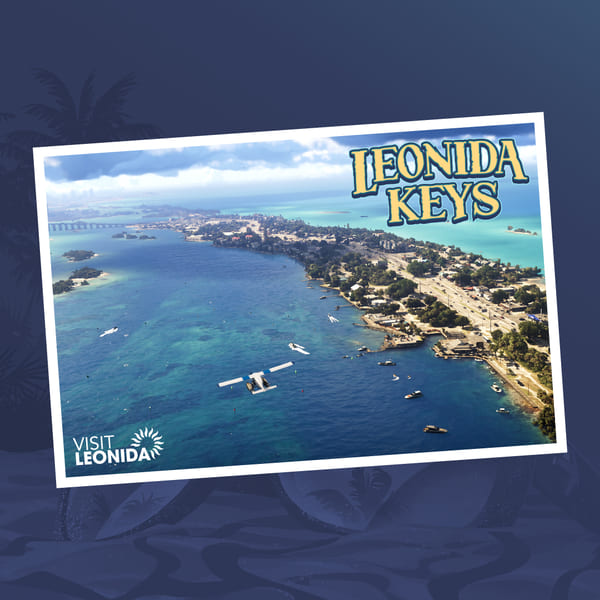 Carte postale officielle des Leonida Keys, l'archipel de l'État