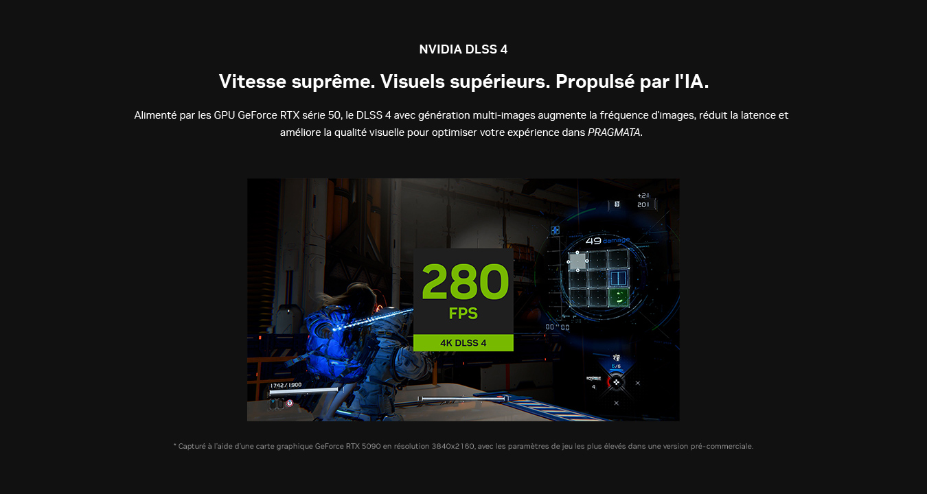 Vitesse suprême. Visuels supérieurs. Propulsé par l'IA.