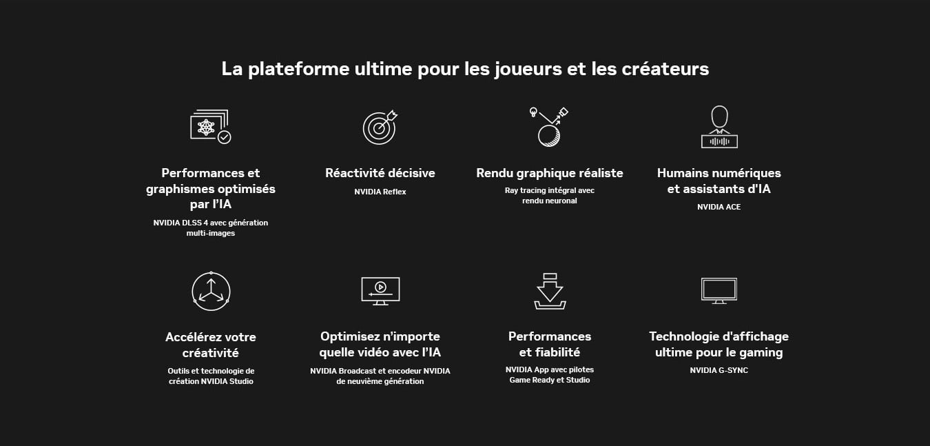 La plateforme ultime pour les joueurs et les créateurs avec NVIDIA GeForce RTX