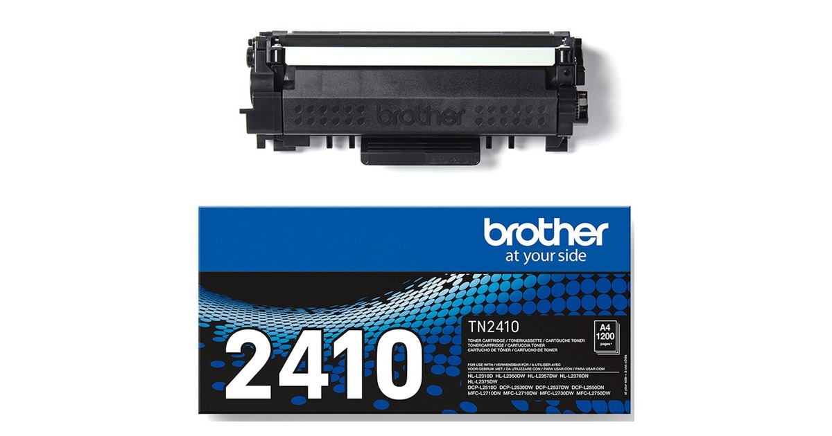 Toner BROTHER TN2410 (TN-2410) noir de 1200 pages - cartouche