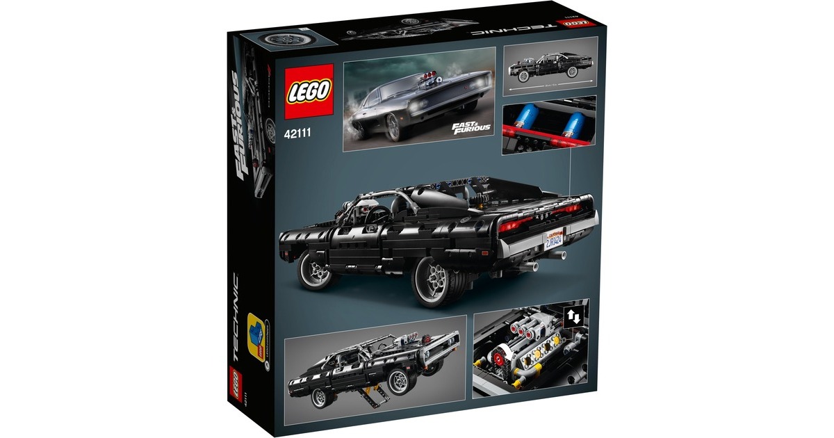 LEGO Technic 42111 pas cher, La Dodge Charger de Dom - Fast & Furious