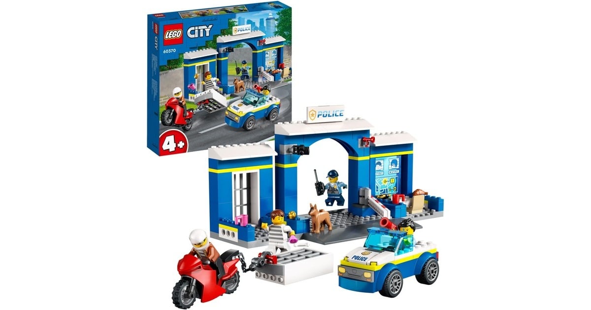 Lego Ville - Poste de police de poursuite, Jouets de construction