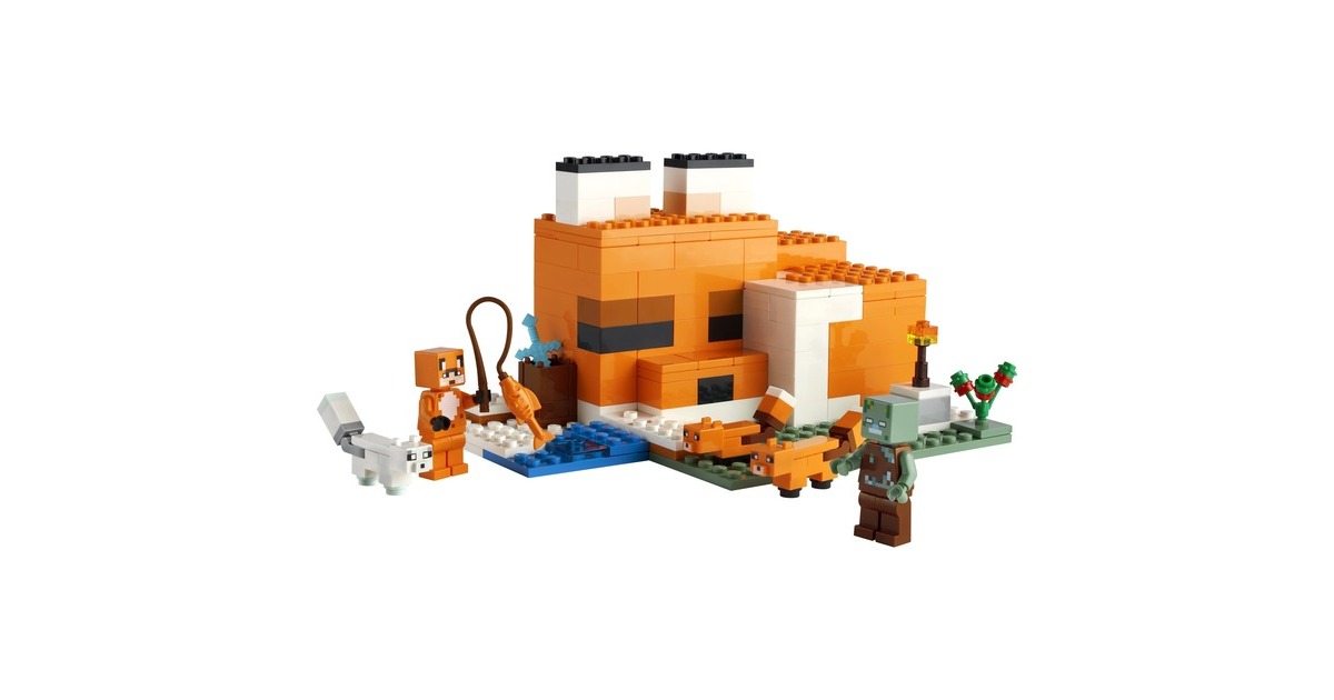Lego Minecraft - Le refuge renard, Jouets de construction 21178