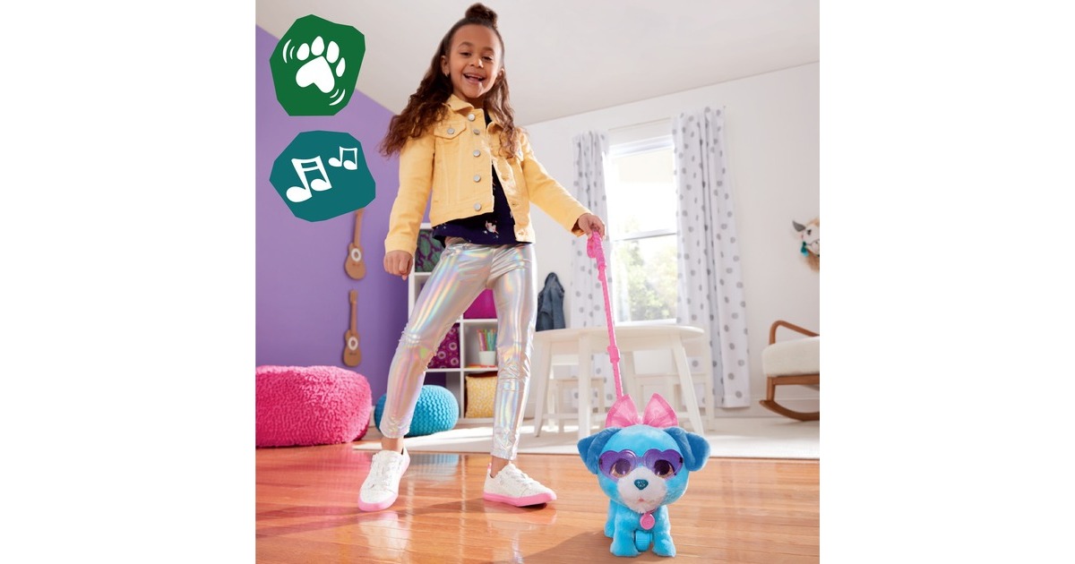 Peluche Hemka Bleu Hanazuki - Avec Poche De Rangement, Interaction Via Application