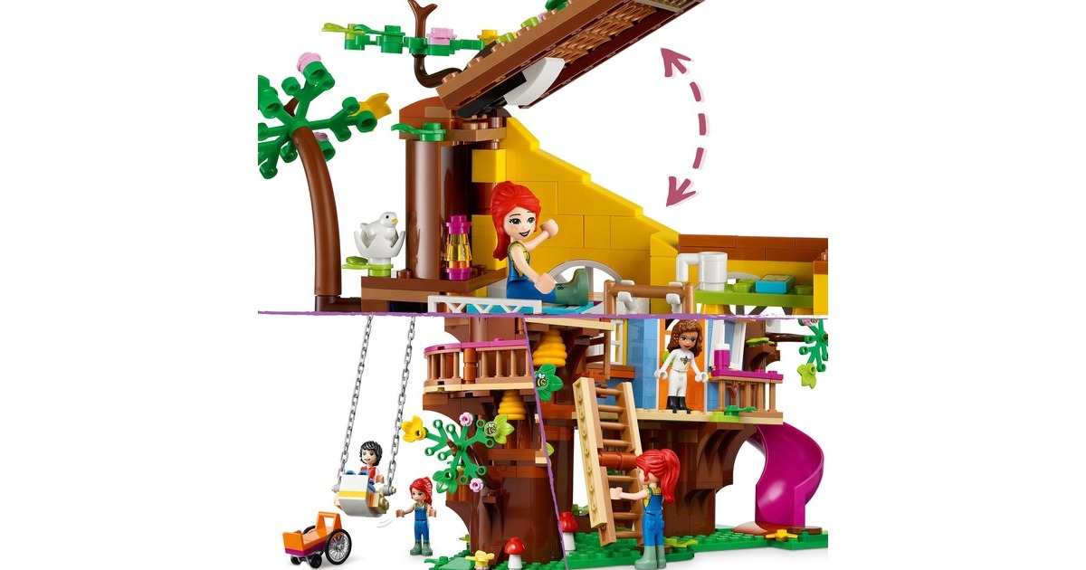 LEGO 41703 Friends La Cabane de l'Amitié dans l'Arbre: Jouet de  Construction avec Maison, Toboggan, Balançoire et Mini-Poupées Mia, pour  Enfants, Filles, Garçons : : Jeux et Jouets