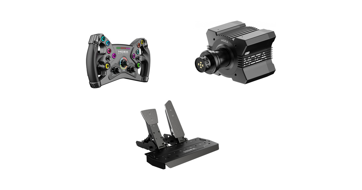 Pack Volant Direct Drive Moza Racing R9 V3 + KS Wheel - 9 Nm - Pour PC (Sim Racing)