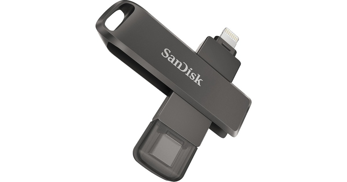 Clé usb sandisk ixpand 128 go gris sidéral SDIX60N-128G-GN6NE - Conforama