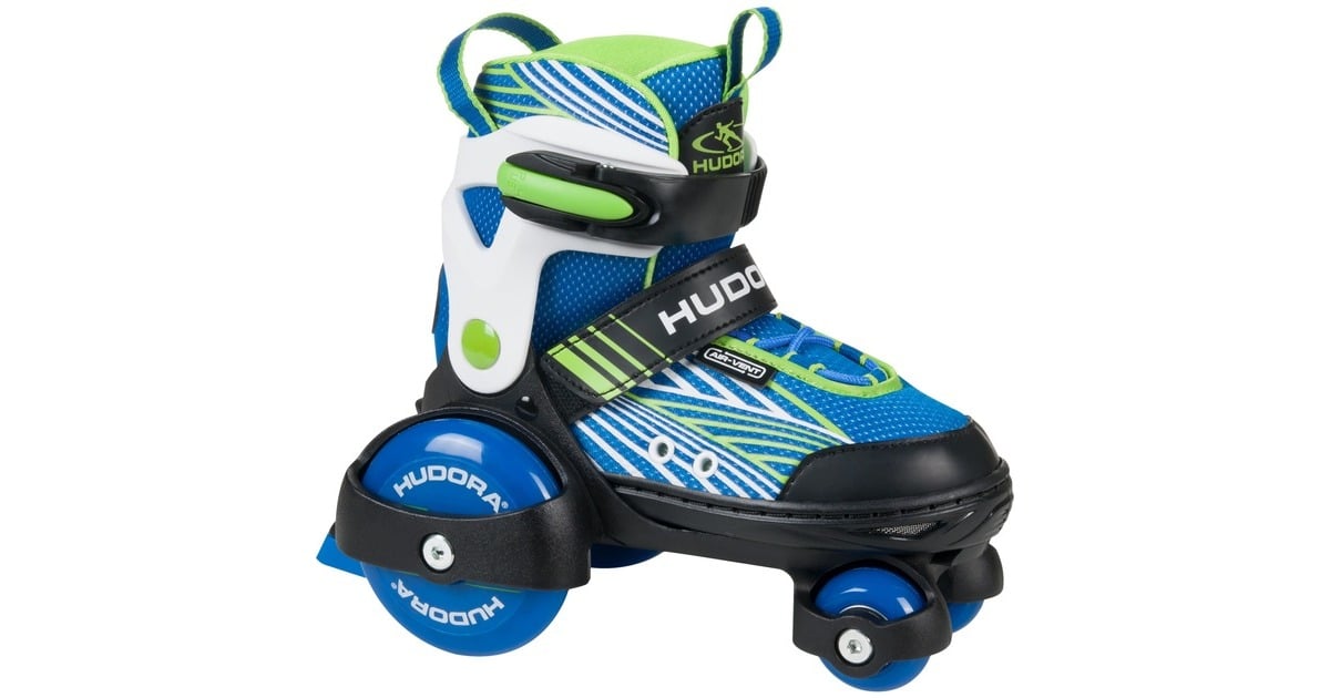 HUDORA My First Quad Patins roulettes Bleu Vert 22040 Taille