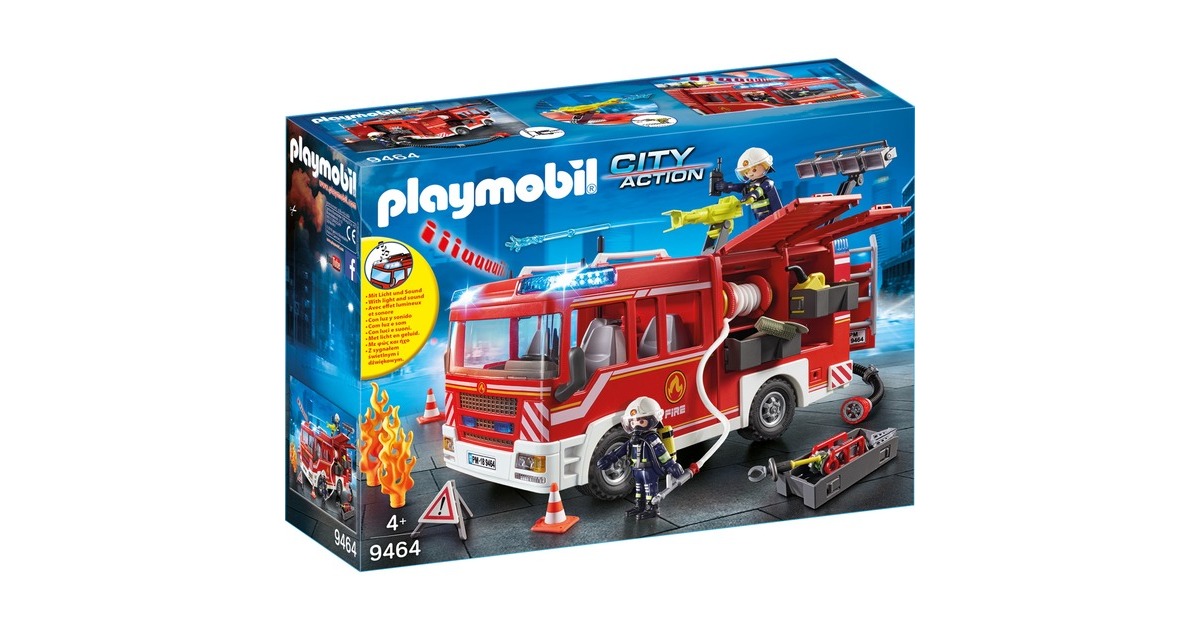 Playmobil 9464 Véhicule de secours des pompiers —