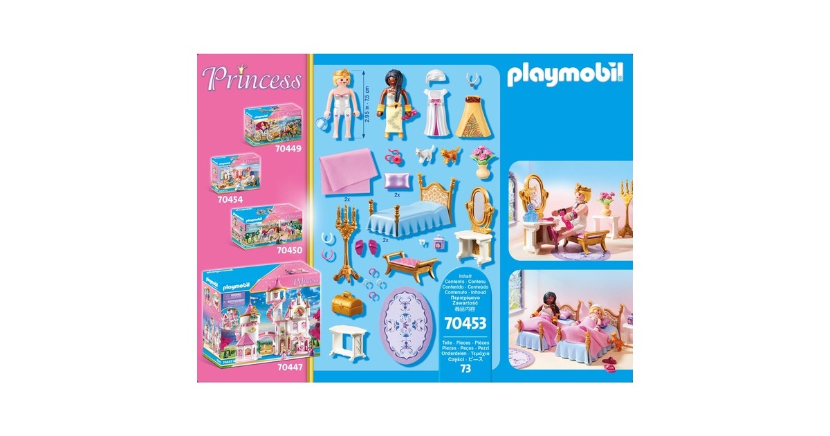 PLAYMOBIL 70453 - Princess - Chambre de princesse avec coiffeuse