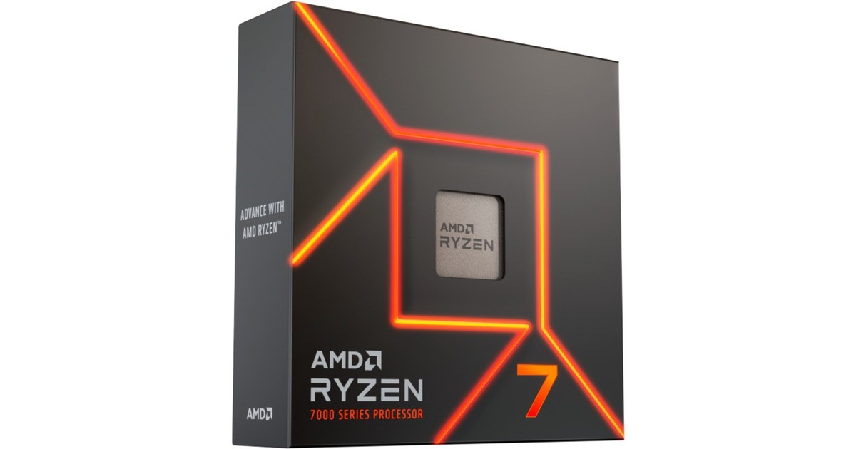 AMD Ryzen 7 7700X, 4,5 GHz (5,4 GHz Turbo Boost) socket AM5