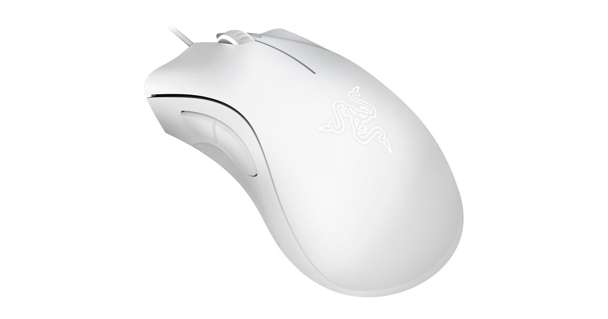 SOURIS GAMER Razer DeathAdder Essential 6400 dpi Blanc - PCSTORE MAROC