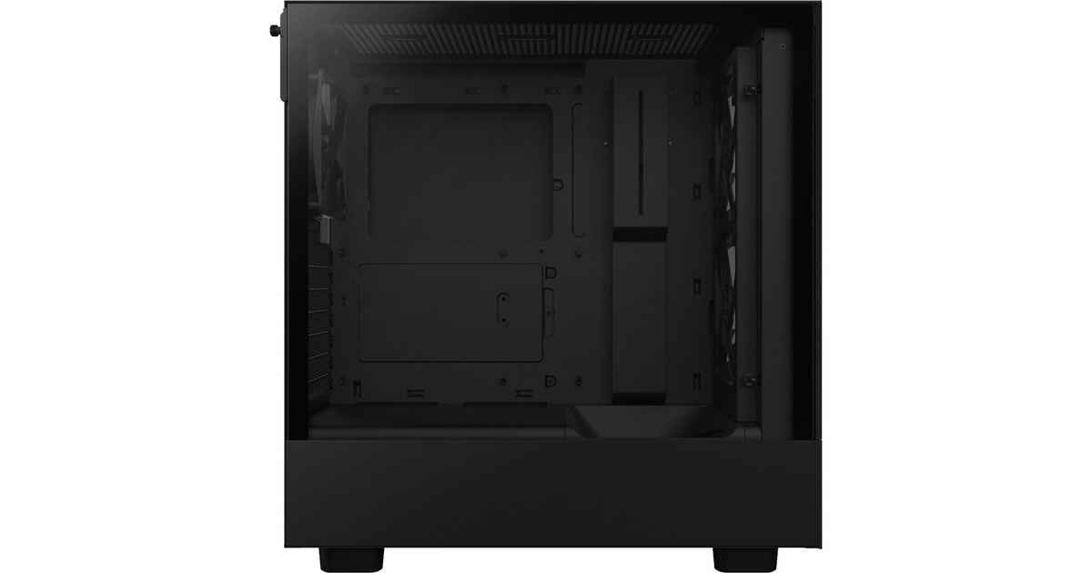 NZXT Boîtier PC Gaming H5 Flow RGB Compact ATX - Panneau Avant perforé à  Haut débit d