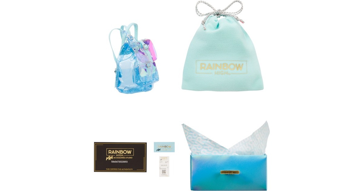 MGA Entertainment Rainbow High - Mini Accessories Studio : Collection de  sacs à main, Accessoires de poupée
