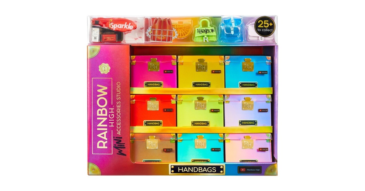 Mga Rainbow High Mini Accessories Studio à sacs à main - Avec + de 25  accessoires de mode mystères et haut de gamme - - Cdiscount Jeux - Jouets