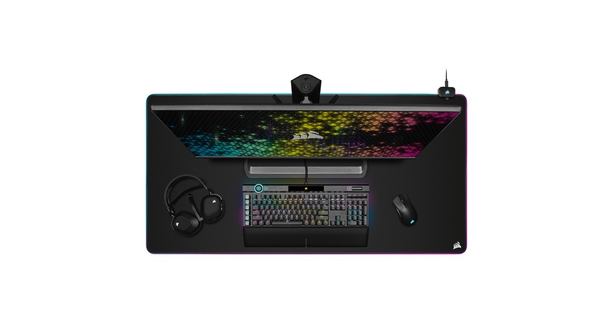 Tapis souris gaming Geek Monkeys RGB Modèle Premium Noir - Autre accessoire  gaming - Achat & prix