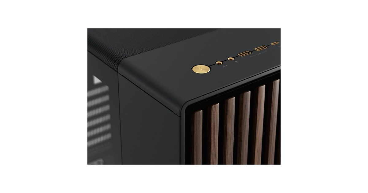 Fractal Design North XL Charcoal Black Mesh- Bou00eetier PC Gaming Grande Tour EATX U00e0 Flux D'air U2013 Trois Ventilateurs Aspect PWM De 140 Mm Inclus U2013 Port USB Type-C