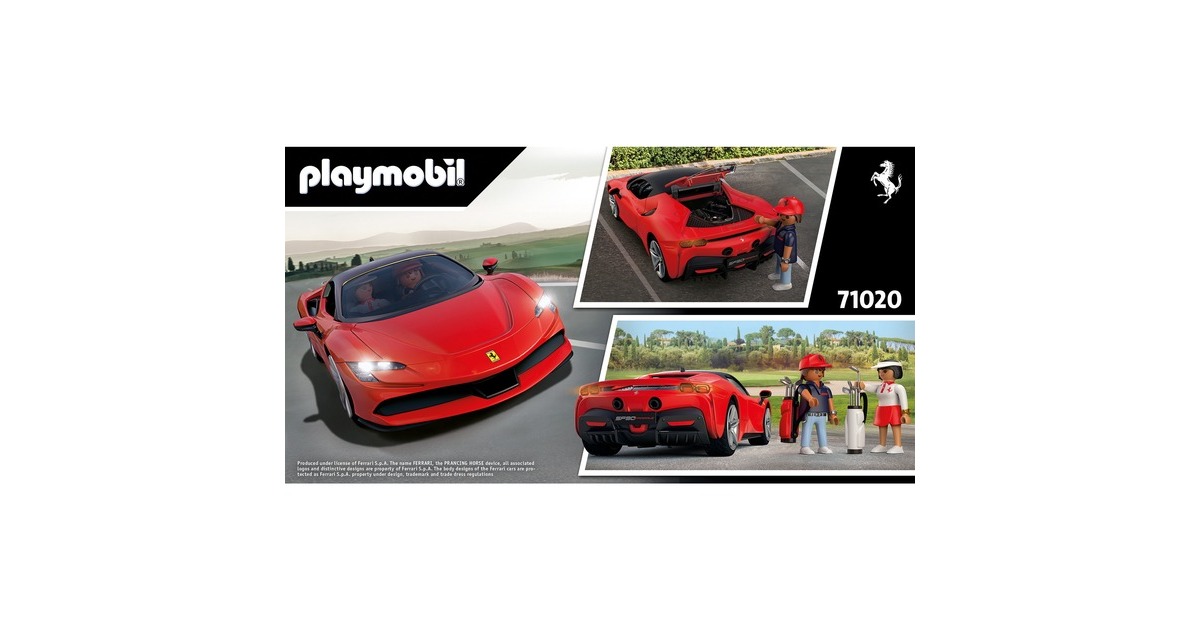 PLAYMOBIL Famous cars - Ferrari SF90 Stradale, Jouets de