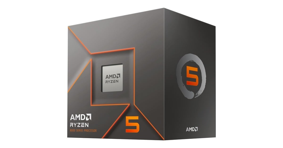 AMD Ryzen 5 8400F, 4,2 GHz (4,7 GHz en Turbo Boost) socket