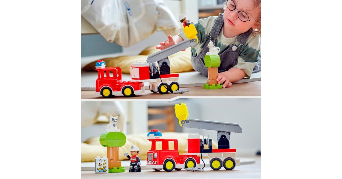 Lego DUPLO - Le camion de pompiers, Jouets de construction 10969