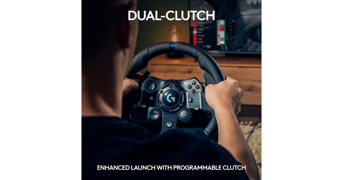 Volant de simulation de course G923 TRUEFORCE Logitech pour Xbox