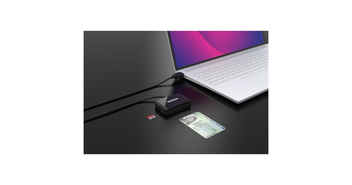 SITECOM Lecteur de carte d'identité USB 2.0 (MD-064)