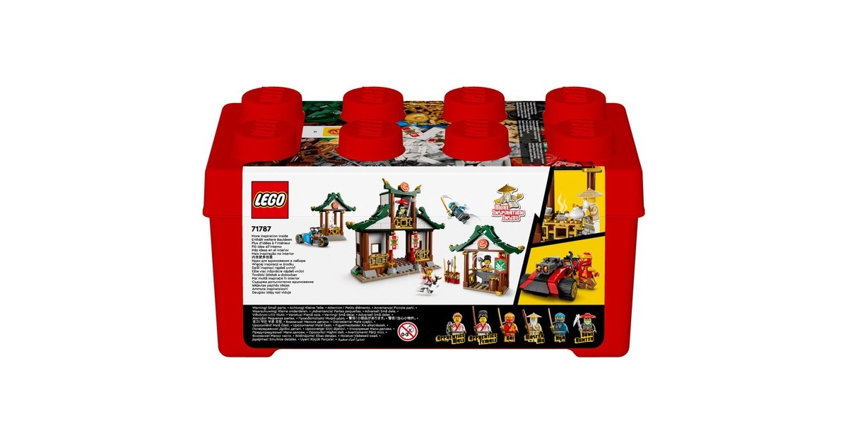 Lego - Lego Horloge Ninjago Tri Boîte, étui de rangement/boîte avec  compartiments, rouge translucide, rouge transparent - Boîte de rangement -  Rue du Commerce