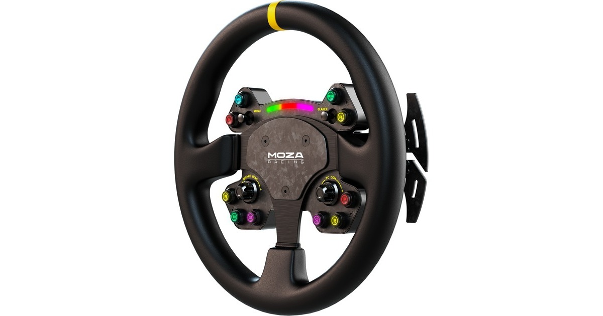 Volant Sim Racing MOZA CS V2P Avec Double Embrayage – Pour PC – Neuf Sous Blister
