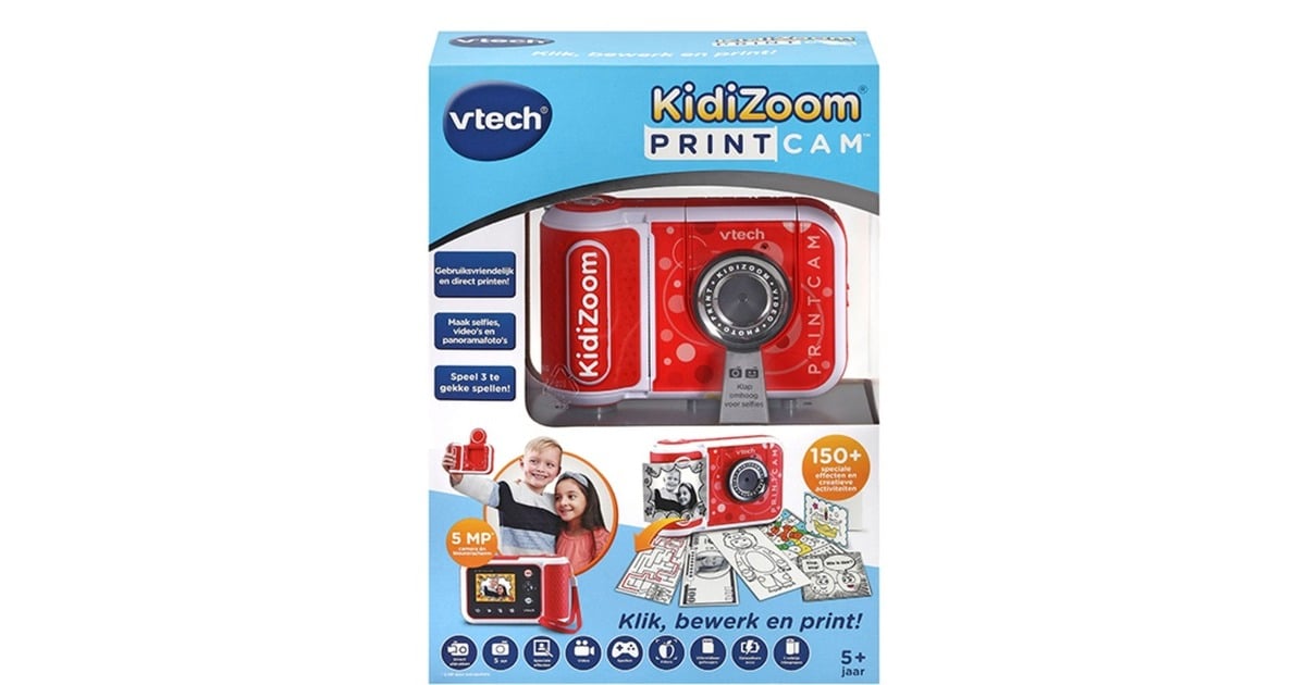 VTech - KidiZoom Print Cam Rouge - VTech