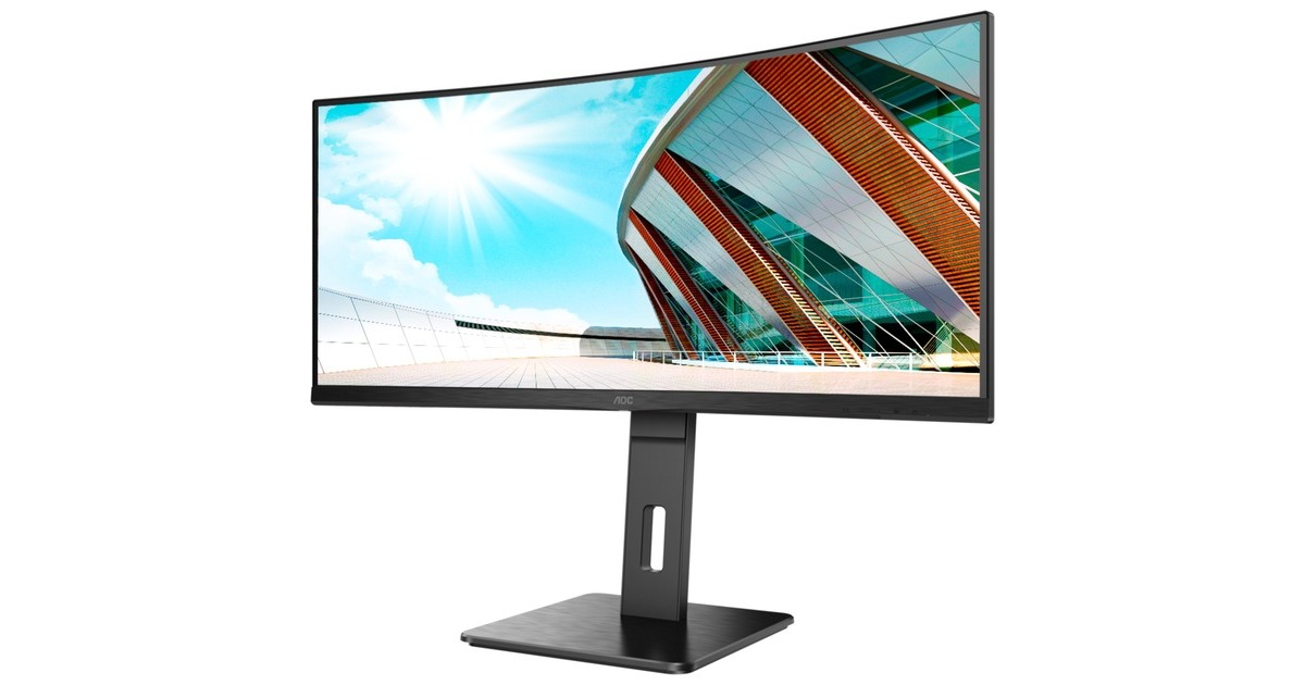 AOC CU34P2A 34 incurvé UltraWide Moniteur Noir, 2x HDMI, 1x