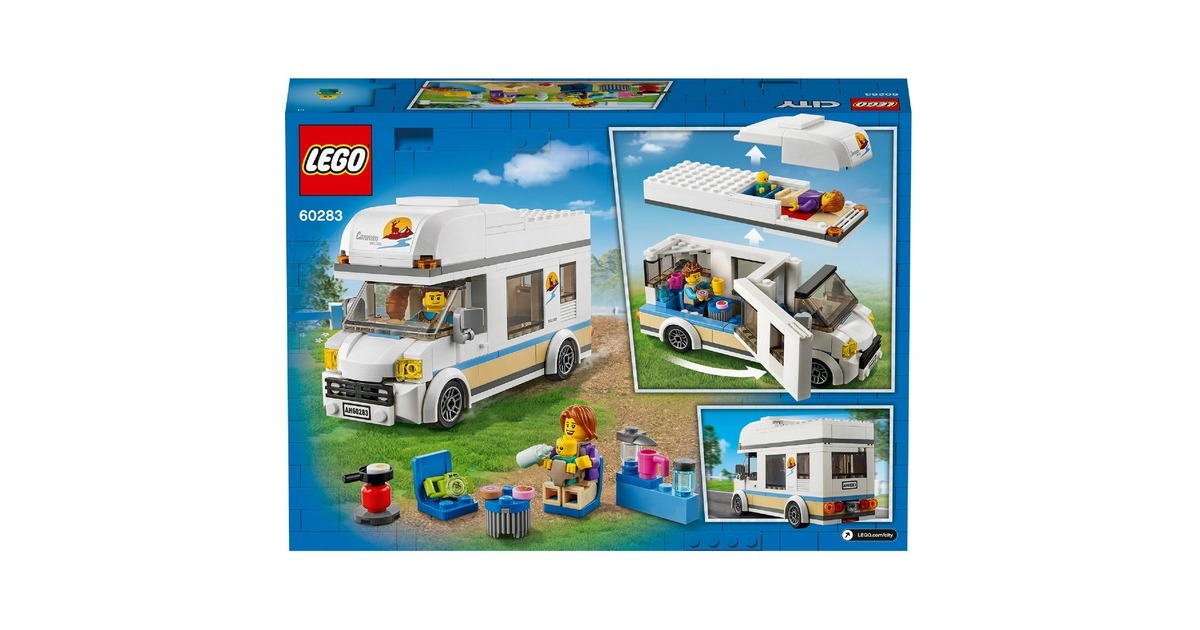 LEGO City Le Camping-car de Vacances 60283 LEGO : le jeu à Prix