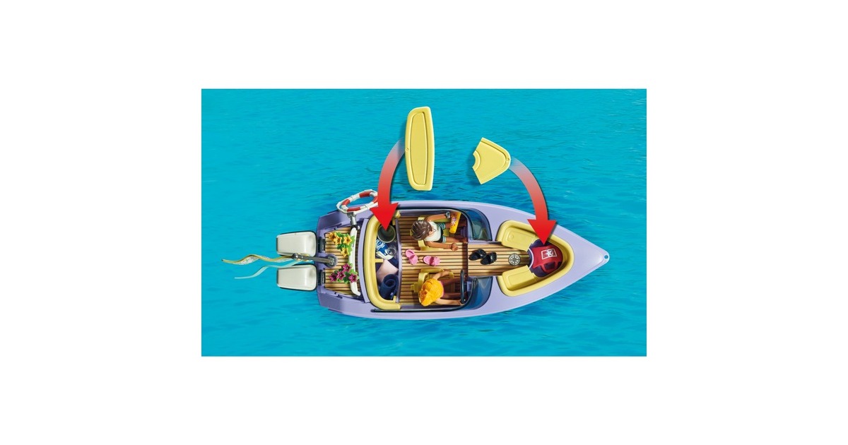 Mariés et bateau Playmobil City Life 71366 - La Grande Récré