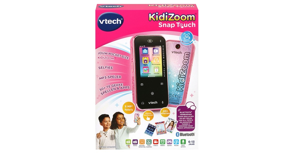 Appareil photo enfant VTECH Kidizoom Snap Touch rose