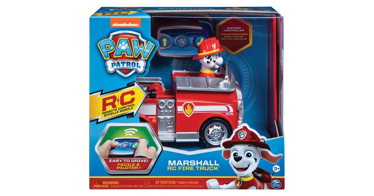 voiture télécommandée paw patrol