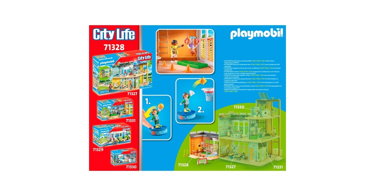PLAYMOBIL City Life - Salle de sport, Jouets de construction 71328
