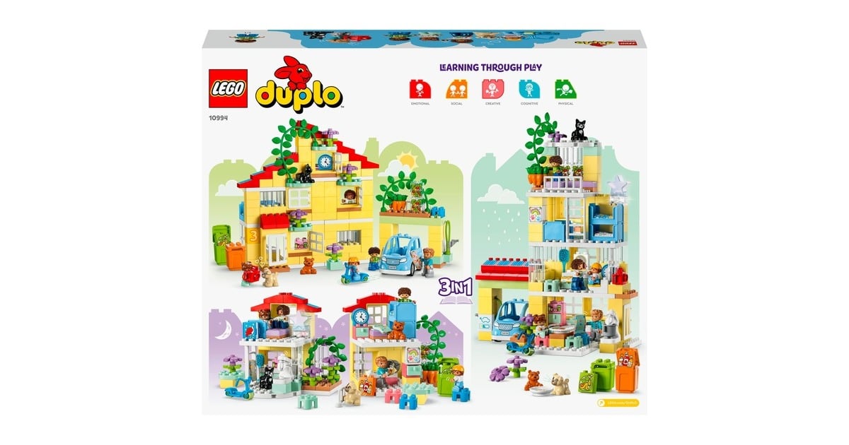 Duplo Ville - Maison familial 3 en 1 - LEGO