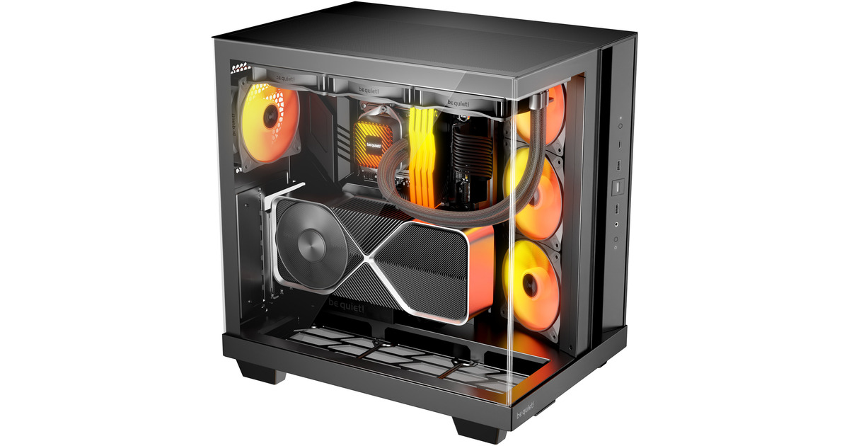 Be Quiet! Light Base 600 DX White Boîtier PC, Panneaux Avant Et Latéral Entièreent Vitrés