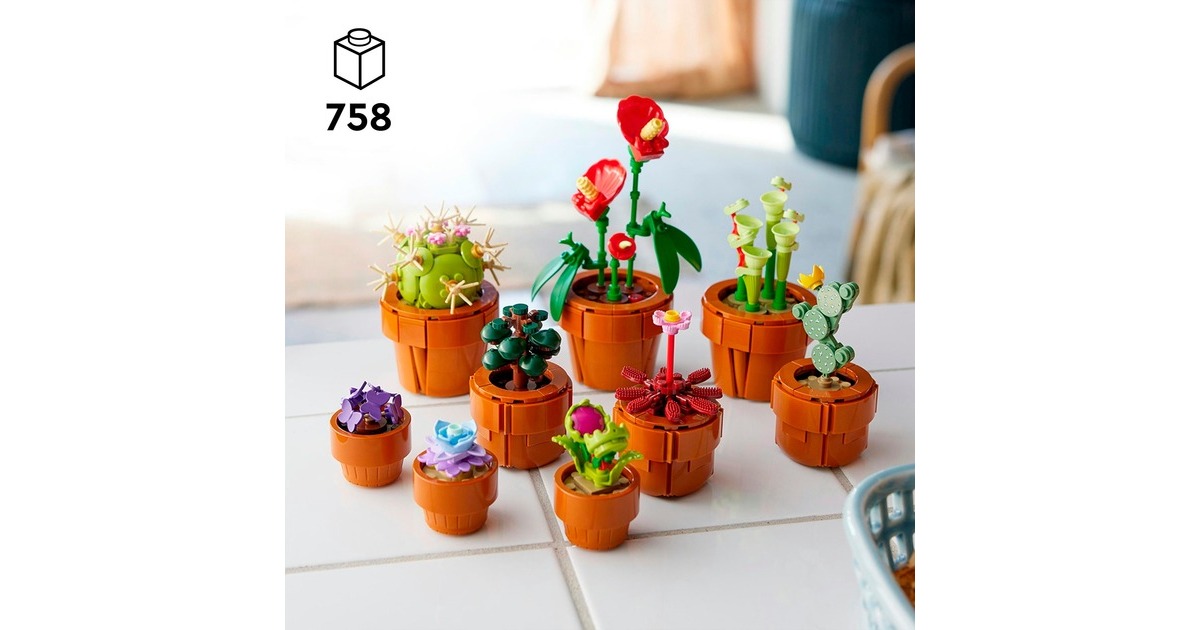 SOLDES 2024 : - 26% LEGO® Icons 10329 Les Plantes Miniatures