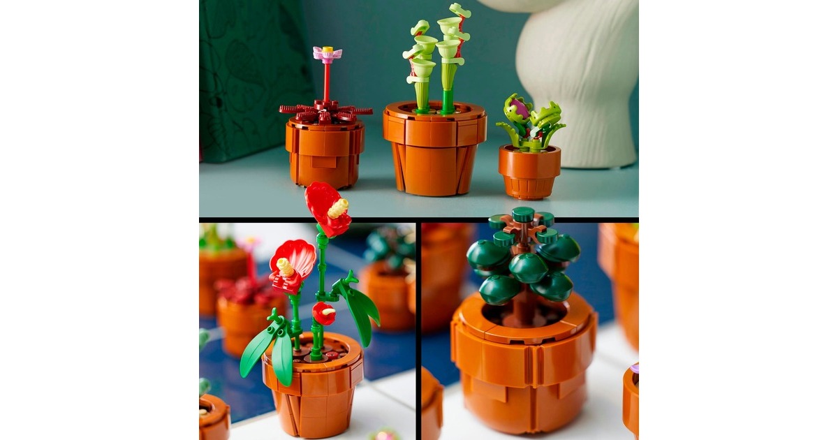 Acheter en ligne LEGO Icons Les plantes miniatures (10329) à bons
