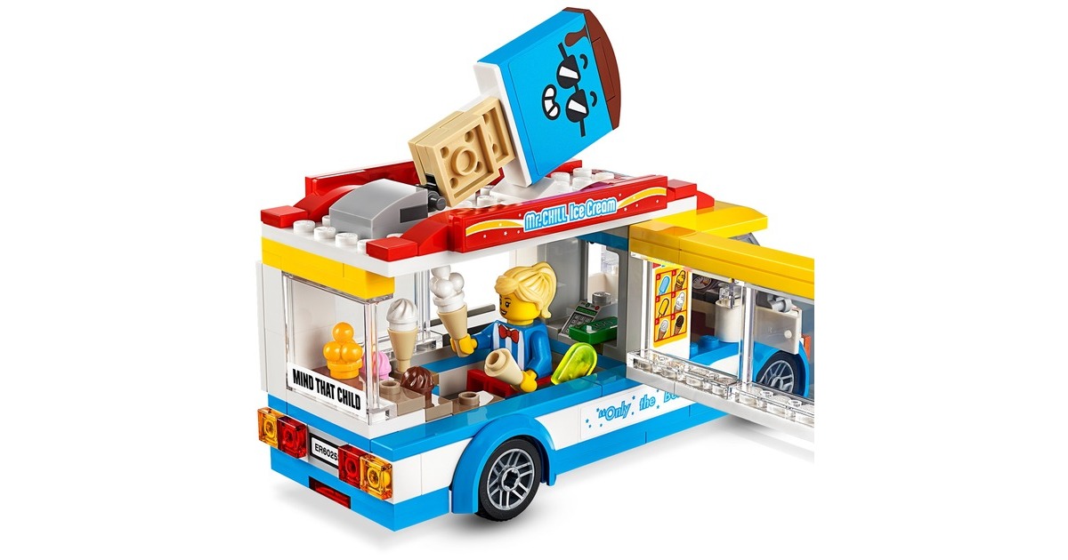 Lego City - Le camion de la marchande de glaces, Jouets de