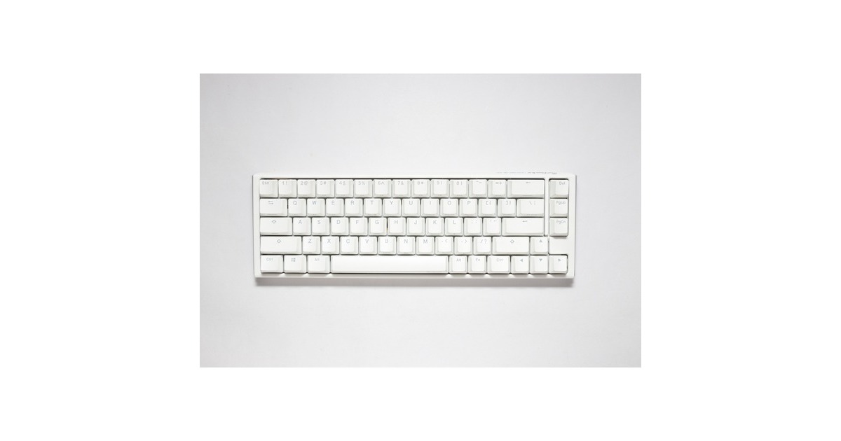 Ducky One 3 Classic Pure White TKL, clavier Blanc, Layout États-Unis,  Cherry MX Red, LED