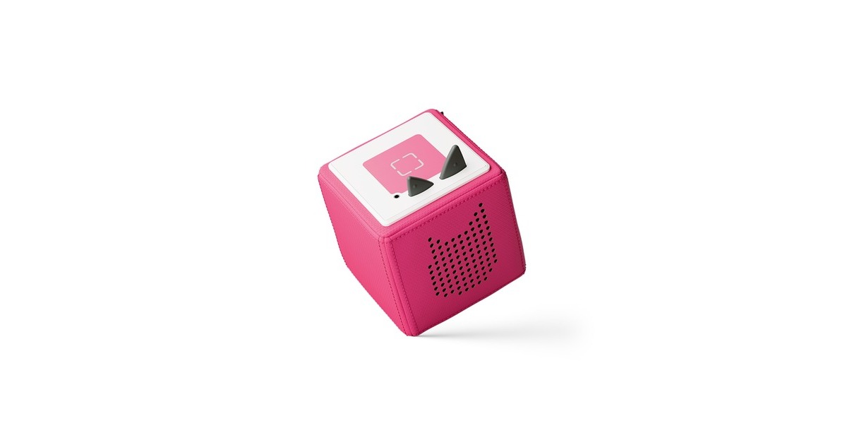 Tonies Toniebox Starter Set Haut-parleur audio pour enfants – Rose