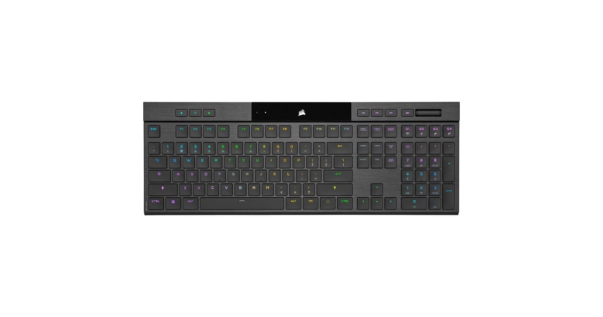 Corsair Clavier Mécanique Sans Fil De Jeu K100 Air RGB Noir