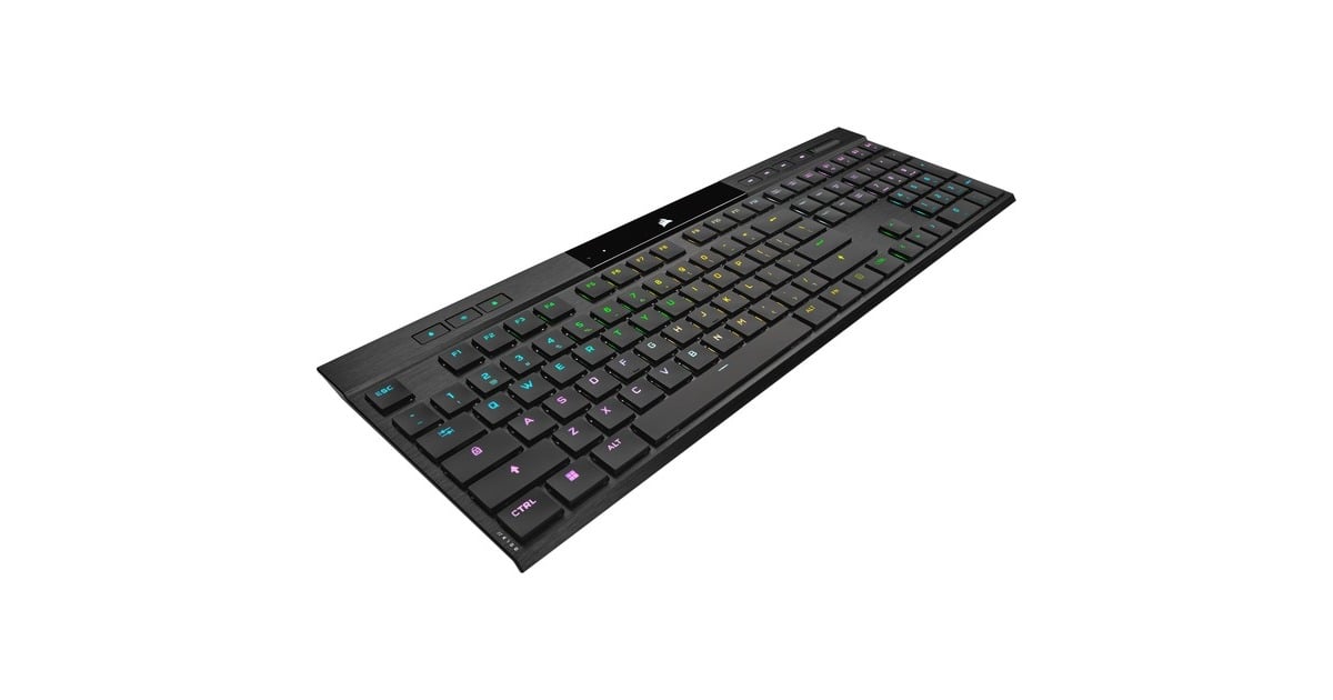 Corsair K100 AIR WIRELESS RGB mécanique ultra-mince, clavier gaming Noir,  Layout États-Unis, Cherry MX